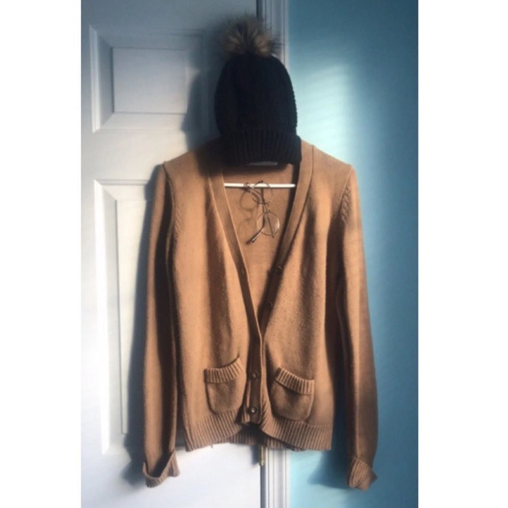 Zara elbow patch cardigan